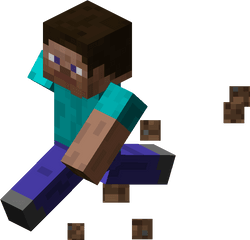 Sprinting - Minecraft Player Running Png