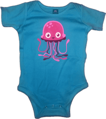 Jellyfish Infant Onesie - Octopus Png