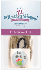 Spread The Luv Embellishment Kit - Apple Png