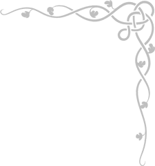 Silver Borders Transparent Png - Simple Celtic Knot Line