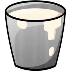 Cup Mug Glass Tableware - Bucket Of Milk Png