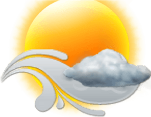 Sunny Clipart Windy - Sunny And Windy Cartoon Png