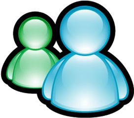 Msn Meseene Twitter - Old Messenger Icon Png