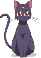 Sailor Moon Luna - Luna Sailor Moon Crystal Png