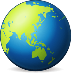 Earth Globe Asia Emoji Icon File HD - Free PNG