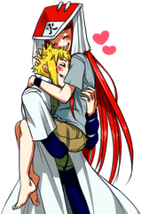 Naruto Shippuden Anime - Kushina X Minato Best Png