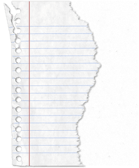 Ripped Page Png - Ripped Notebook Paper Png