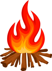 Flame Fire Symbol For Happy Cake Hq - Lohri Logo Png