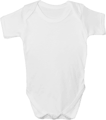 Baby Grow Png Lulah Blu - White Babygrow Png