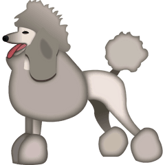 Poodle Dog Emoji Free Photo Icon - Free PNG