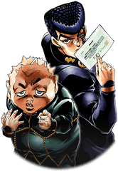 Ssr Josuke Higashikata And Shigechi Yangu - Jojoss Wiki Shigechi Jojo Png