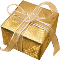 Photos Gift Christmas Gold HQ Image Free - Free PNG