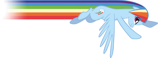 Rainbow Dash Flying Clipart - Free PNG