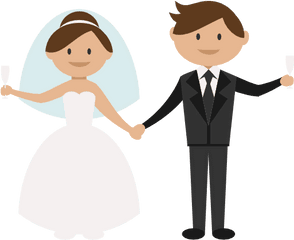 Groom Wedding Couple Bride Icon Png - Bride And Groom Clipart Transparent