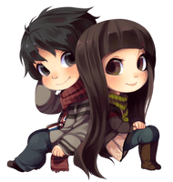 Cute Couple Anime Free Transparent Image HQ - Free PNG