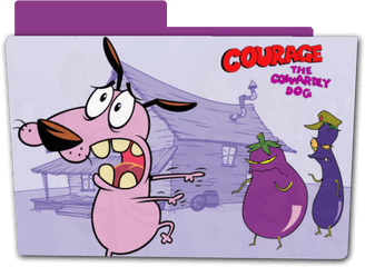 Courage The Cowardly Dog Live 247 - Courage The Cowardly Dog Veg Png