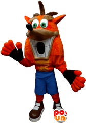 Purchase Crash Bandicoot Mascot Famous Video Game Character - Crash Bandicoot Mascot Costume Amazon Png