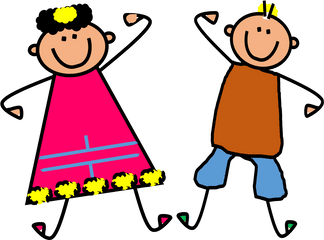 Library Of School Dance Banner - Png Clipart Happy Children