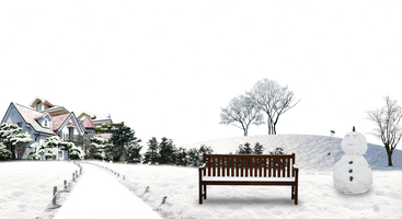 Snowman Housing Material Snow Winter PNG Download Free