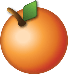 Download Orange Emoji Icon Island - Orange Emoji Png