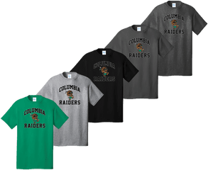 Columbia Raiders Tee - Short Sleeve Png