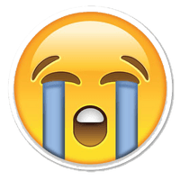 Crying Emoji Clipart - Free PNG