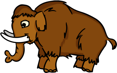 Clipart Mammoth Png Image With - Woolly Mammoth Draw Kids