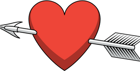 Download Heart With Arrow Png Image - Love Heart With Arrow Png