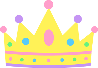 Princess Cartoon Crown Png - Cartoon Princess Crown