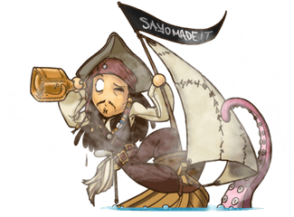 Captain Jack Sparrow Funny Cartoon - Jack Sparrow Fan Art Png