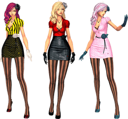 Blade And Soul Fashion - Fashion Clipart Full Size Clipart Clubwear Png