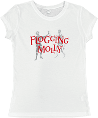 Dead Dancer Tee Official Flogging Molly Store - Short Sleeve Png