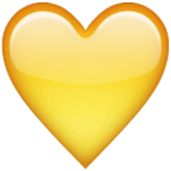 Yellow Heart Png Images Collection For Free Download Emoji Transparent