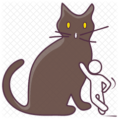 Halloween Cat Icon Of Colored Outline - Reserva EcolÃ³gica Costanera Sur Png