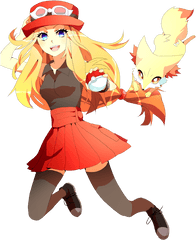 Pokemon Xy Serena Fanart Sai Png Version By Exghost - Fur Serena Pokemon Xy Fanart