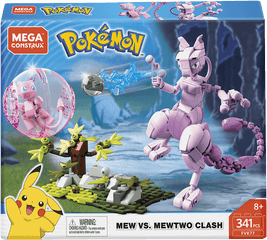 Build Playsets Instructions - Mega Construx Mew Vs Mewtwo Png