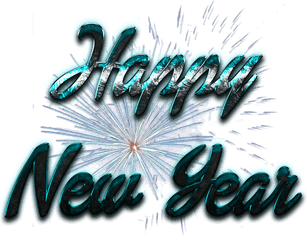 Happy New Year Word Art Transparent Image Png Arts