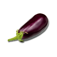 Single Brinjal Eggplant Free Clipart HQ - Free PNG