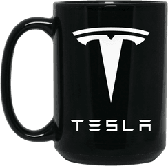 Elon Musk Tesla Logo Coffee Mug - White Tesla Logo Png