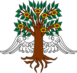 Free Photo Tree Roots Wings - Max Pixel Tree Heraldry Png