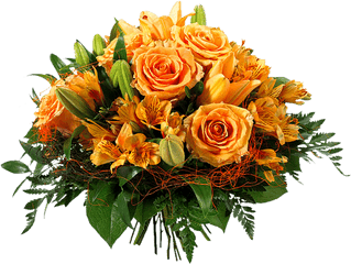 Bouquet - Orange Bouquet Png