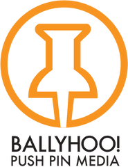 Ballyhoo Push Pin Media - Poster And Flyer Distribution Company Poster Png