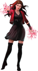 Download Scarlet Witch Png Clipart - Avengers Wanda Maximoff Cartoon