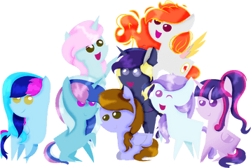 My Little Pony Group Png - Group My Little Pony Base