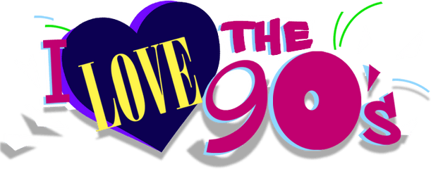 I Love The 90s Transparent Png - Love The Tour