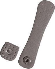 Lock Flap - Wsnap Button Beige Pu Leathersilver 11 X Solid Png