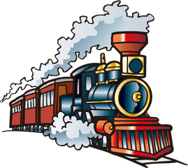 Transparent Train Cartoon Png - Train Clipart