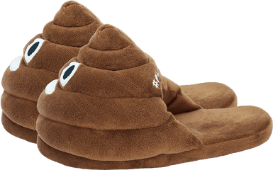 Poop Slippers Transparent Png - Poop Emoji Slippers