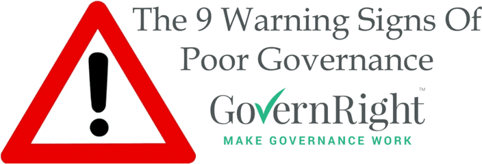 Poor Governance U2014 The Warning Signs Governright Png Sign Transparent