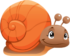 Sea Snail Cartoon Transparent Png - Infantil Caracol